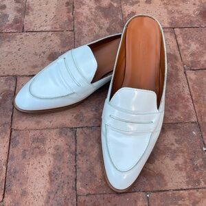 Everlane Women’s White Modern Penny Loafer Mules